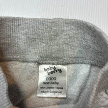 Load image into Gallery viewer, Unisex Baby Berry, fleece lined pants/ bottoms, elasticated, GUC, size 0000,