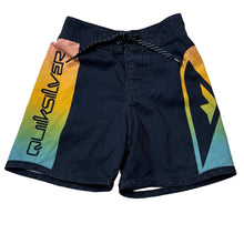 Load image into Gallery viewer, Boys Quiksilver, lightweight board shorts elasticated, FUC, size 2,