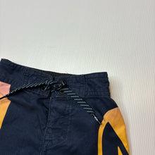 Load image into Gallery viewer, Boys Quiksilver, lightweight board shorts elasticated, FUC, size 2,