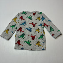 Load image into Gallery viewer, Unisex Jurassic World, stretchy long sleeve top dinosaurs, GUC, size 00,