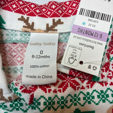 Load image into Gallery viewer, Unisex Baby Berry, soft cotton Christmas shirt/ top, NEW, size 0,