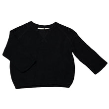 Load image into Gallery viewer, Unisex Zara, black knitted cotton sweater/ jumper, GUC, size 0,