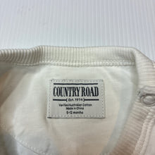 Load image into Gallery viewer, Unisex Country Road, embroidered heritage cotton t-shirt, FUC, size 0,