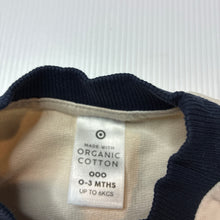 Load image into Gallery viewer, Boys Target, organic cotton lightweight sweater/ jumper, dinosaur, EUC, size 000,
