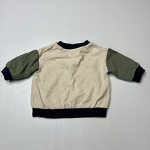 Load image into Gallery viewer, Boys Target, organic cotton lightweight sweater/ jumper, dinosaur, EUC, size 000,
