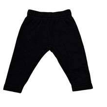 Load image into Gallery viewer, Unisex Baby Berry, black fleece lined pants/ bottoms, elasticated, EUC, size 000,