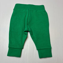 Load image into Gallery viewer, Unisex Bonds, green Tech Sweats track pants, elasticated, EUC, size 000,