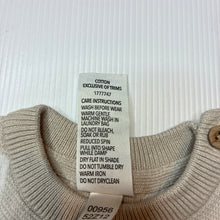 Load image into Gallery viewer, Unisex Dymples, lightweight knitted cotton sweater/ jumper, EUC, size 000,