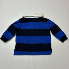 Load image into Gallery viewer, Boys Dymples, stretchy long sleeve polo top, EUC, size 000,