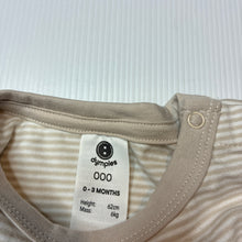 Load image into Gallery viewer, Unisex Dymples, stretchy long sleeve top, embroidered tractor, EUC, size 000,