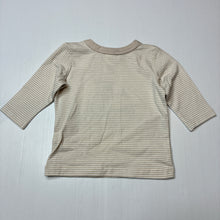 Load image into Gallery viewer, Unisex Dymples, stretchy long sleeve top, embroidered tractor, EUC, size 000,