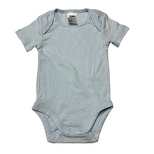Load image into Gallery viewer, Unisex Anko, blue cotton bodysuit/ romper, EUC, size 00,