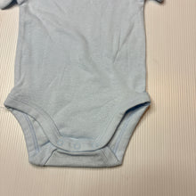 Load image into Gallery viewer, Unisex Anko, blue cotton bodysuit/ romper, EUC, size 00,