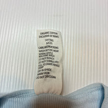 Load image into Gallery viewer, Unisex Dymples, ribbed organic cotton singlet suit romper, EUC, size 000,