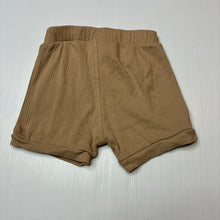 Load image into Gallery viewer, Unisex Target, organic cotton blend shorts elasticated, EUC, size 0,