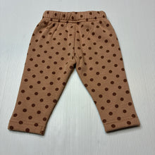 Load image into Gallery viewer, Unisex Baby Berry, fleece lined leggings/ bottoms, elasticated, EUC, size 000,