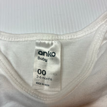 Load image into Gallery viewer, Unisex Anko, soft feel bodysuit/ romper, EUC, size 00,