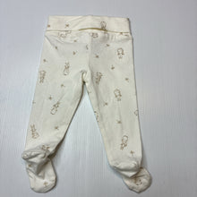 Load image into Gallery viewer, Unisex Beatrix Potter, Peter Rabbit footed leggings/ bottoms, EUC, size 000,