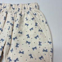Load image into Gallery viewer, Girls Target, fleece lined organic cotton blend pants, elasticated, EUC, size 000,