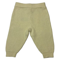 Load image into Gallery viewer, Unisex Cotton On, lemon knitted leggings/ bottoms, elasticated, GUC, size 000,