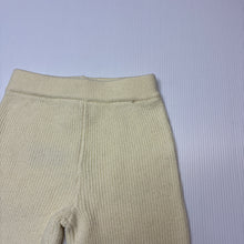 Load image into Gallery viewer, Unisex Cotton On, lemon knitted leggings/ bottoms, elasticated, GUC, size 000,