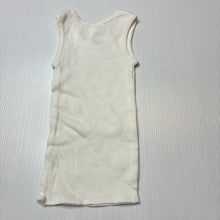 Load image into Gallery viewer, Unisex Target, ribbed organic cotton singlet top, FUC, size 0000,