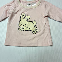 Load image into Gallery viewer, Girls Target, soft feel organic cotton long sleeve top, EUC, size 000,