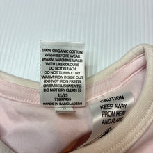 Load image into Gallery viewer, Girls Target, soft feel organic cotton long sleeve top, EUC, size 000,