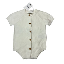 Load image into Gallery viewer, Unisex Cotton On, organic cotton blend ribbed knit romper, NEW, size 00,