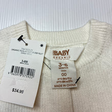 Load image into Gallery viewer, Unisex Cotton On, organic cotton blend ribbed knit romper, NEW, size 00,
