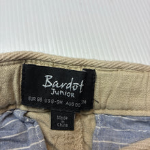 Load image into Gallery viewer, Boys Bardo Junior, linen blend shorts, adjustable, GUC, size 00,