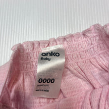 Load image into Gallery viewer, Girls Anko, stretchy summer romper, EUC, size 0000,