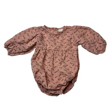 Load image into Gallery viewer, Girls Next, floral cotton bubble romper, EUC, size 000,