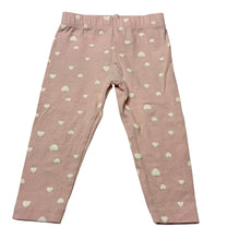 Load image into Gallery viewer, Girls Dymples, organic cotton blend leggings/ bottoms, FUC, size 00,