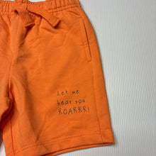 Load image into Gallery viewer, Boys Dunnes Stores, orange casual shorts, elasticated, EUC, size 2-3,