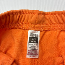 Load image into Gallery viewer, Boys Dunnes Stores, orange casual shorts, elasticated, EUC, size 2-3,