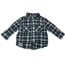 Load image into Gallery viewer, Boys Pumpkin Patch, lightweight cotton long sleeve shirt, EUC, size 000,