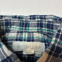 Load image into Gallery viewer, Boys Pumpkin Patch, lightweight cotton long sleeve shirt, EUC, size 000,