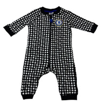 Load image into Gallery viewer, Unisex Chelsea Football Club, cotton zip romper, EUC, size 000,