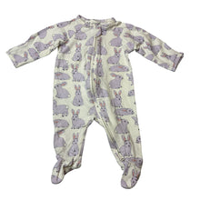 Load image into Gallery viewer, Unisex Target, stretchy organic cotton blend zip coverall/ romper, EUC, size 0000,