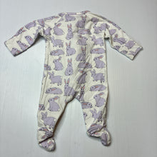 Load image into Gallery viewer, Unisex Target, stretchy organic cotton blend zip coverall/ romper, EUC, size 0000,