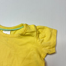 Load image into Gallery viewer, Girls Target, yellow cotton t-shirt, EUC, size 00,