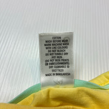 Load image into Gallery viewer, Girls Target, yellow cotton t-shirt, EUC, size 00,