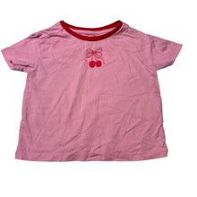 Load image into Gallery viewer, Girls Anko, pink cotton t-shirt, light mark on front, FUC, size 2,