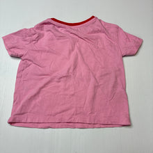 Load image into Gallery viewer, Girls Anko, pink cotton t-shirt, light mark on front, FUC, size 2,