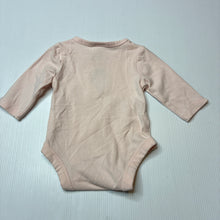 Load image into Gallery viewer, Girls Target, organic cotton blend bodysuit/ romper, strawberry, EUC, size 0000,
