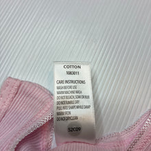Load image into Gallery viewer, Girls Dymples, pink ribbed cotton singlet top, GUC, size 0000,