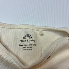 Load image into Gallery viewer, Unisex Next, ribbed cotton bodysuit/ romper, EUC, size 0,