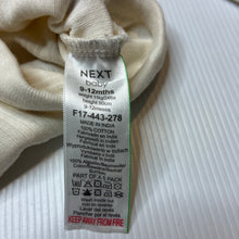 Load image into Gallery viewer, Unisex Next, ribbed cotton bodysuit/ romper, EUC, size 0,