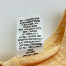 Load image into Gallery viewer, Girls Target, yellow marle ruffle dress, EUC, size 5, L: 59cm